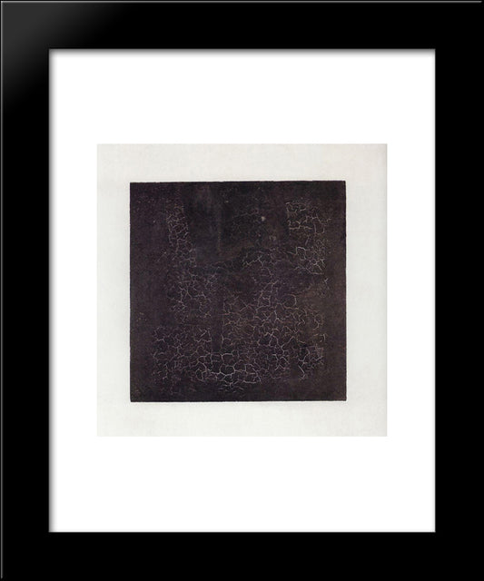 Black Square 20x24 Black Modern Wood Framed Art Print Poster by Malevich, Kazimir