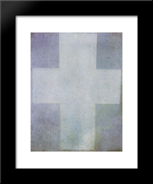 Suprematism 20x24 Black Modern Wood Framed Art Print Poster by Malevich, Kazimir