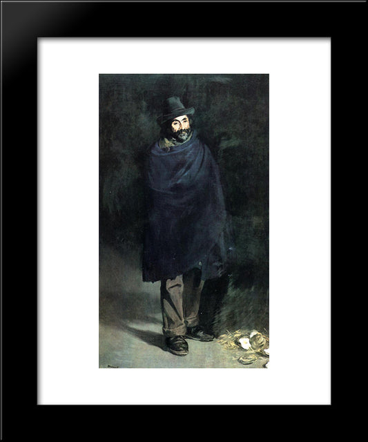 The Philosopher 20x24 Black Modern Wood Framed Art Print Poster by Manet, Edouard