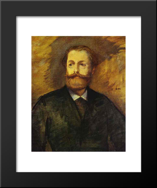Portrait Of Antonin Proust (Study) 20x24 Black Modern Wood Framed Art Print Poster by Manet, Edouard