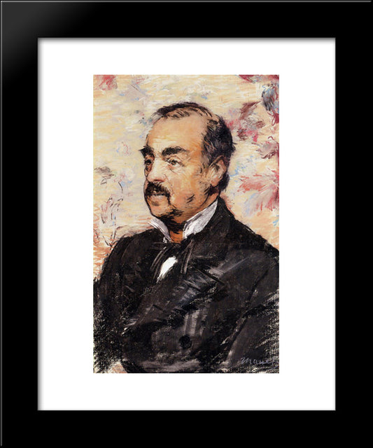 The Painter Of Animals 20x24 Black Modern Wood Framed Art Print Poster by Manet, Edouard