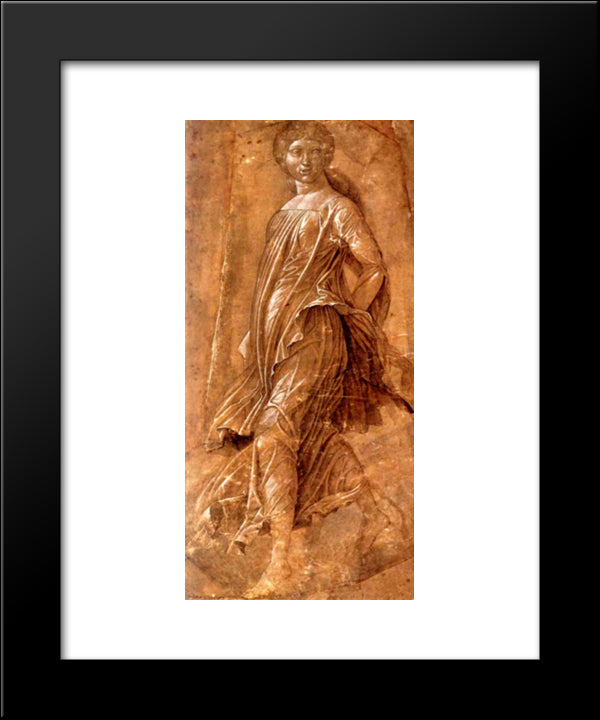 Muse 20x24 Black Modern Wood Framed Art Print Poster by Mantegna, Andrea