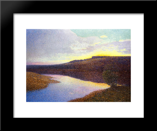 Lot Landscape 20x24 Black Modern Wood Framed Art Print Poster by Martin, Henri