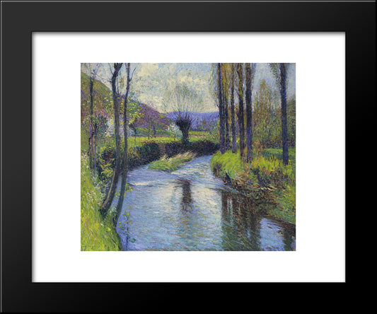 The Willow 20x24 Black Modern Wood Framed Art Print Poster by Martin, Henri