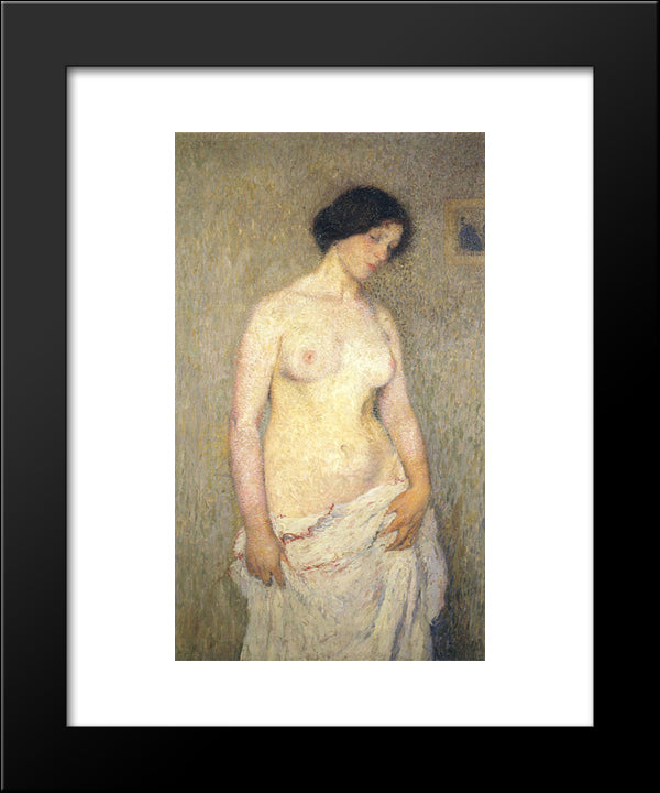 Young Nude Woman 20x24 Black Modern Wood Framed Art Print Poster by Martin, Henri