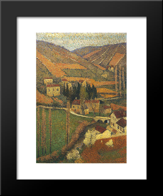 The Campaign 20x24 Black Modern Wood Framed Art Print Poster by Martin, Henri