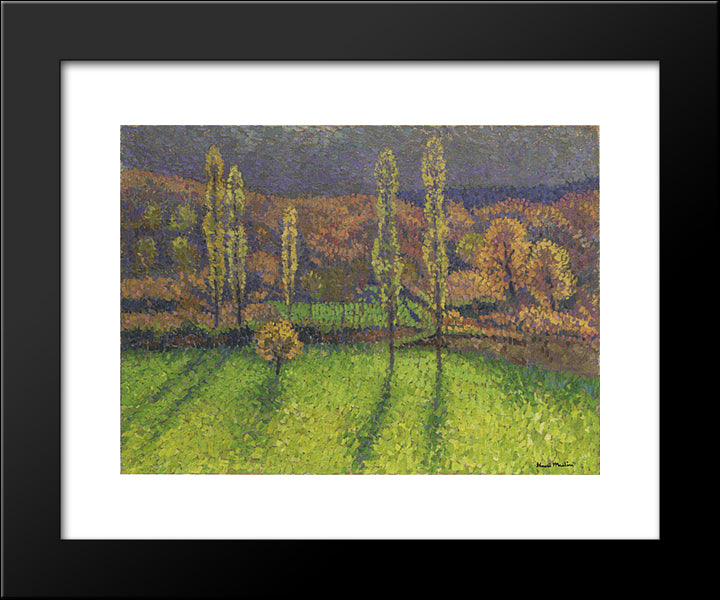 The Prairie 20x24 Black Modern Wood Framed Art Print Poster by Martin, Henri
