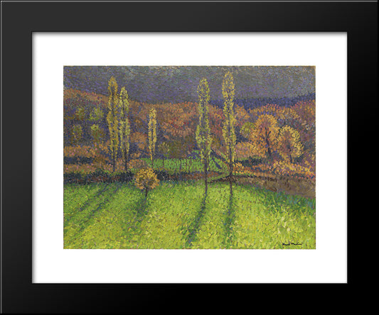 The Prairie 20x24 Black Modern Wood Framed Art Print Poster by Martin, Henri