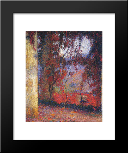 The Terrace 20x24 Black Modern Wood Framed Art Print Poster by Martin, Henri