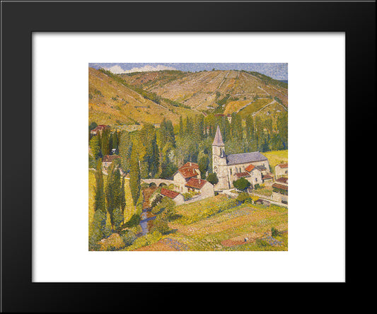 Labastide Du Vert 20x24 Black Modern Wood Framed Art Print Poster by Martin, Henri