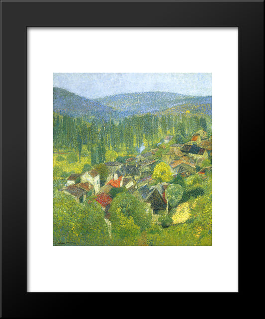 Labastide Du Vert 20x24 Black Modern Wood Framed Art Print Poster by Martin, Henri