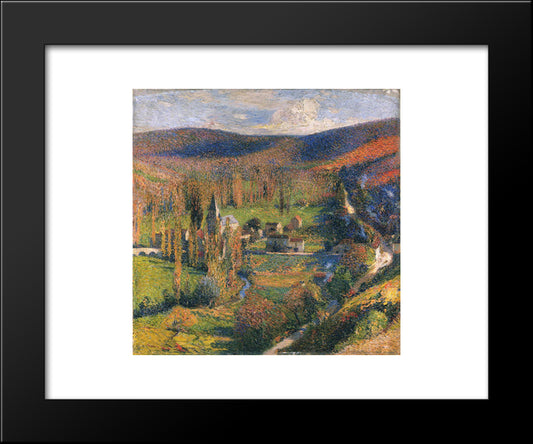 Labastide Du Vert 20x24 Black Modern Wood Framed Art Print Poster by Martin, Henri