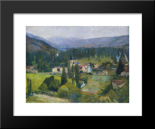 Labastide Du Vert 20x24 Black Modern Wood Framed Art Print Poster by Martin, Henri