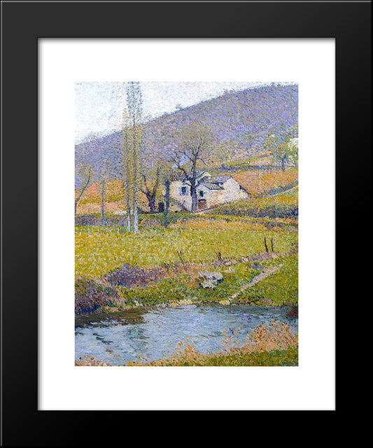 Labastide Du Vert 20x24 Black Modern Wood Framed Art Print Poster by Martin, Henri