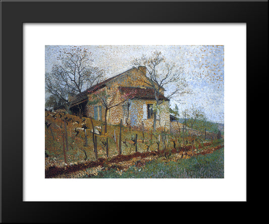 Labastide Du Vert 20x24 Black Modern Wood Framed Art Print Poster by Martin, Henri