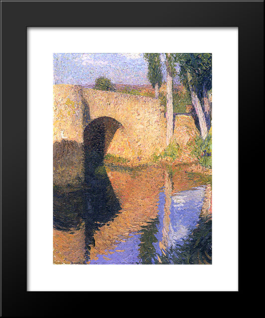 The Bridge 20x24 Black Modern Wood Framed Art Print Poster by Martin, Henri