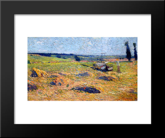 Landscape 20x24 Black Modern Wood Framed Art Print Poster by Martin, Henri