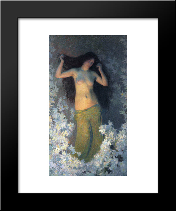 The Beauty 20x24 Black Modern Wood Framed Art Print Poster by Martin, Henri