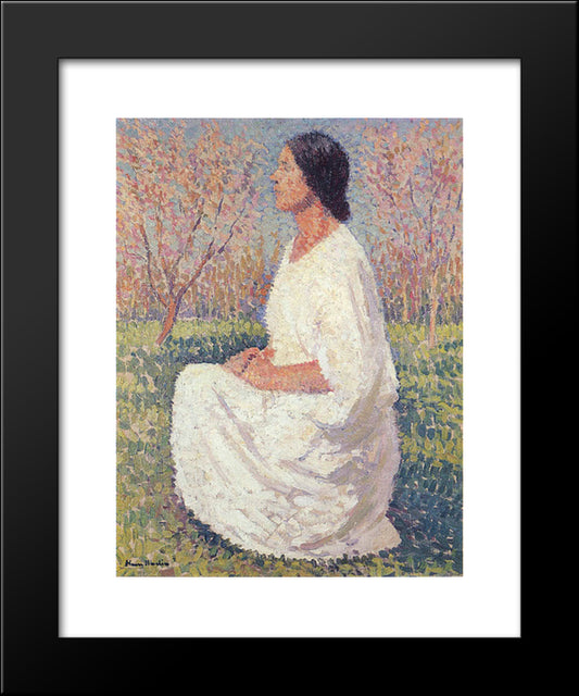 The Muse 20x24 Black Modern Wood Framed Art Print Poster by Martin, Henri