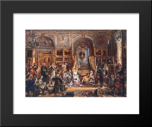 The Constitution Of May 20x24 Black Modern Wood Framed Art Print Poster by Matejko, Jan
