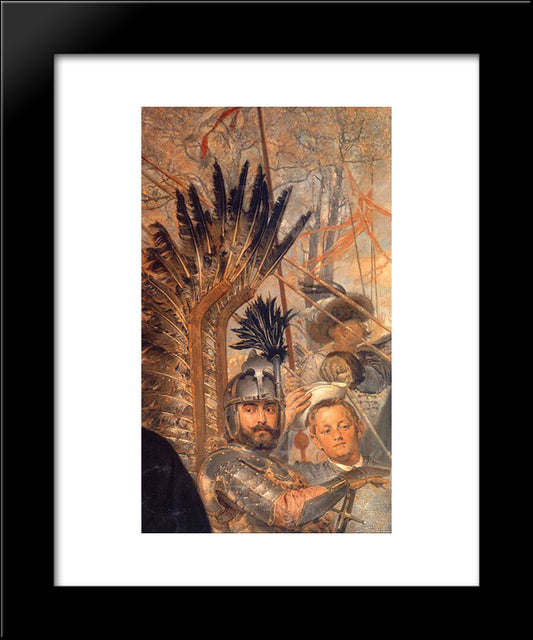 Hetman Of The Polish Crown In The 17Th Century 20x24 Black Modern Wood Framed Art Print Poster by Matejko, Jan