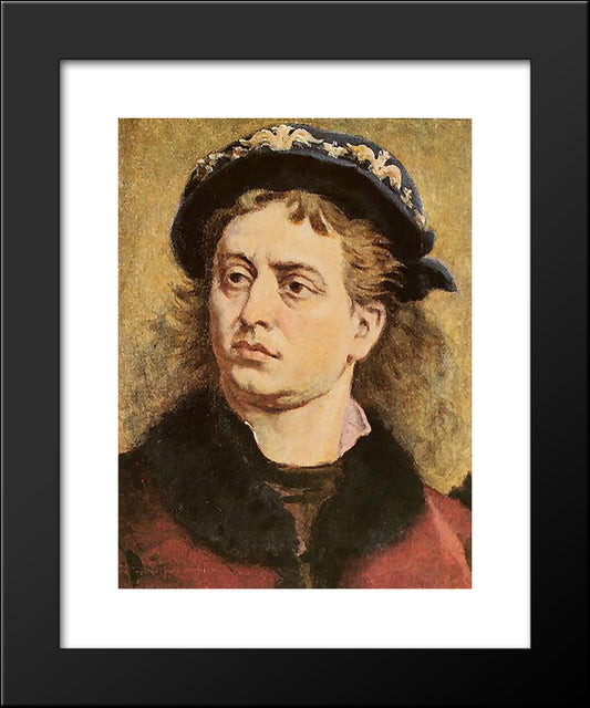 John Albert 20x24 Black Modern Wood Framed Art Print Poster by Matejko, Jan