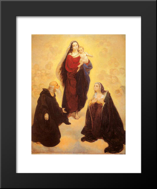 Our Lady 20x24 Black Modern Wood Framed Art Print Poster by Matejko, Jan