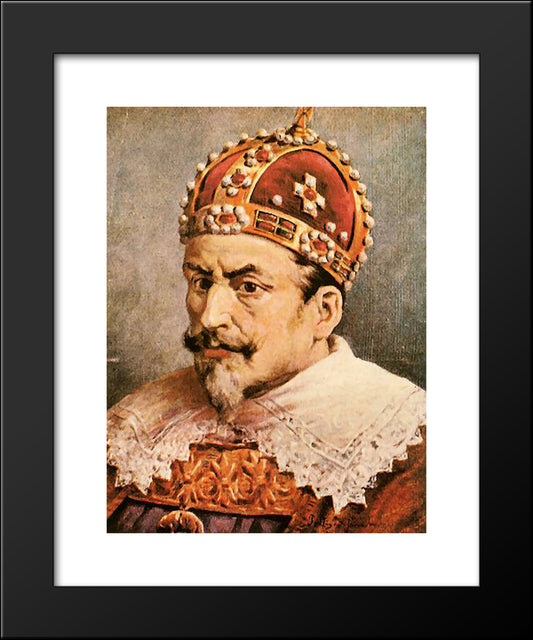 Sigismund Iii Vasa 20x24 Black Modern Wood Framed Art Print Poster by Matejko, Jan