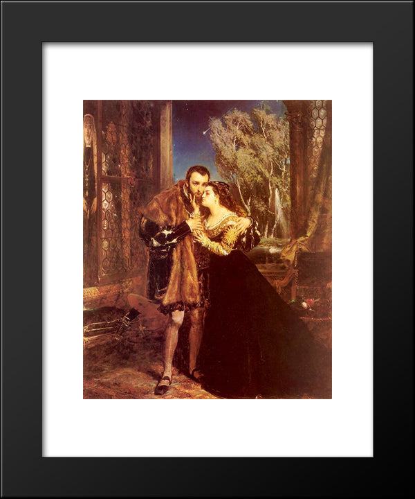 Sigmund And Barbara 20x24 Black Modern Wood Framed Art Print Poster by Matejko, Jan