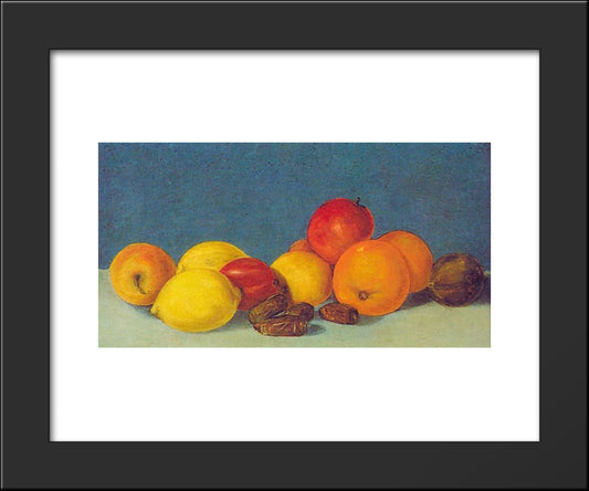 Still Life 20x24 Black Modern Wood Framed Art Print Poster by Matejko, Jan