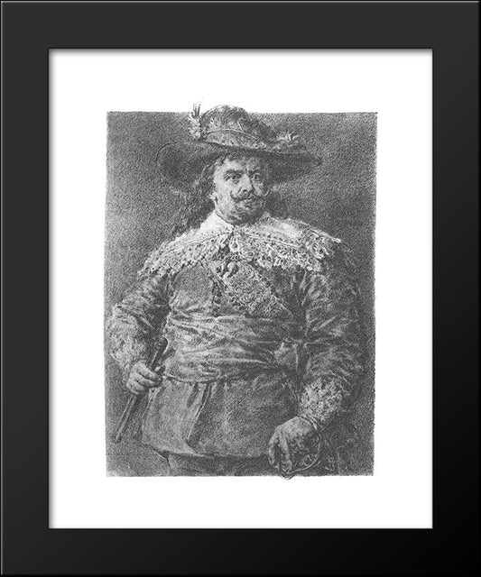 Wladyslaw Iv Vasa 20x24 Black Modern Wood Framed Art Print Poster by Matejko, Jan