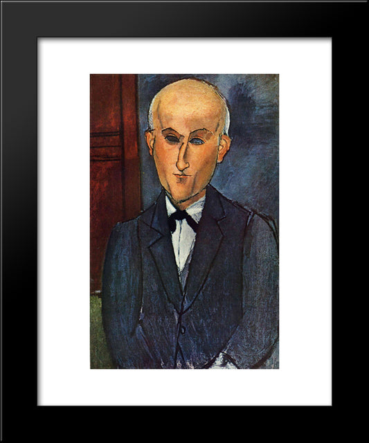 Max Jacob 20x24 Black Modern Wood Framed Art Print Poster by Modigliani, Amedeo