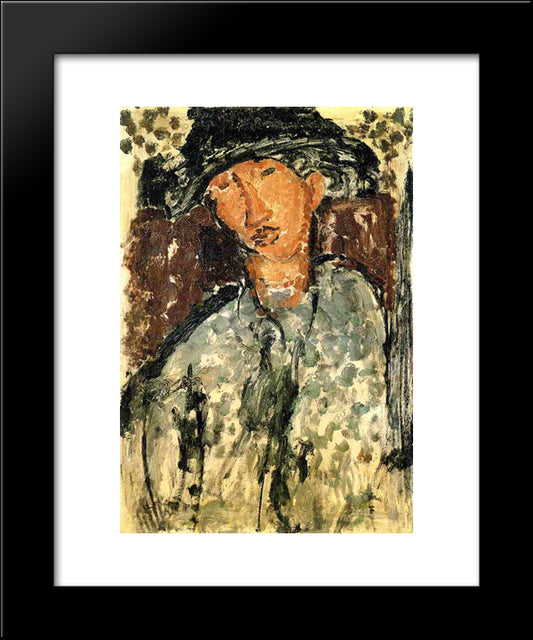 Chaim Soutine 20x24 Black Modern Wood Framed Art Print Poster by Modigliani, Amedeo
