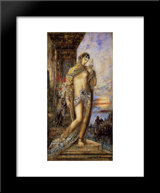 The Song Of Songs 20x24 Black Modern Wood Framed Art Print Poster by Moreau, Gustave