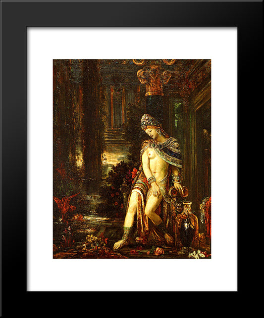 Susanna And The Elders 20x24 Black Modern Wood Framed Art Print Poster by Moreau, Gustave