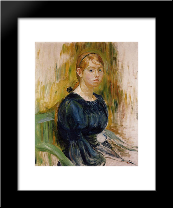 Jeannie Gobillard 20x24 Black Modern Wood Framed Art Print Poster by Morisot, Berthe