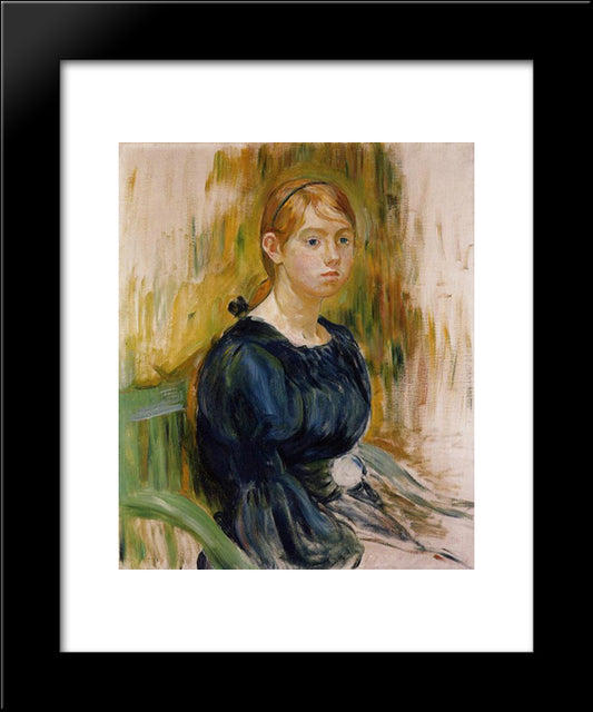Jeannie Gobillard 20x24 Black Modern Wood Framed Art Print Poster by Morisot, Berthe