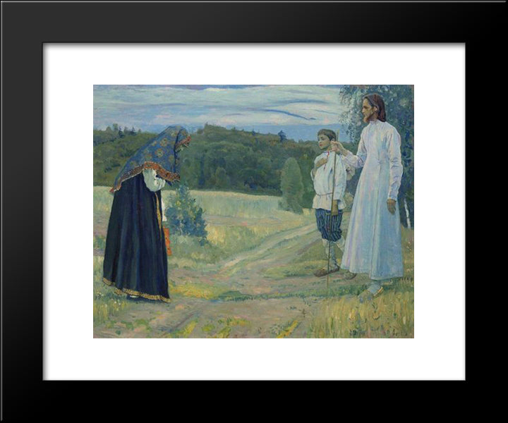 Wayfarer 20x24 Black Modern Wood Framed Art Print Poster by Nesterov, Mikhail