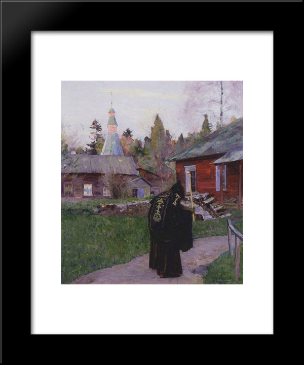 Vesper 20x24 Black Modern Wood Framed Art Print Poster by Nesterov, Mikhail