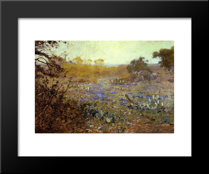 Spring Morning 20x24 Black Modern Wood Framed Art Print Poster by Onderdonk, Robert Julian