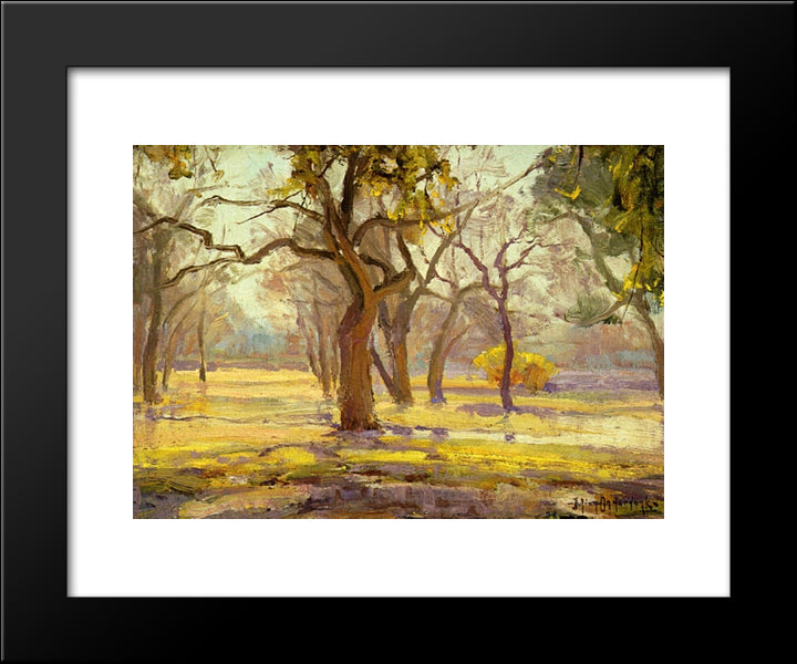 Sunlight After Rain 20x24 Black Modern Wood Framed Art Print Poster by Onderdonk, Robert Julian