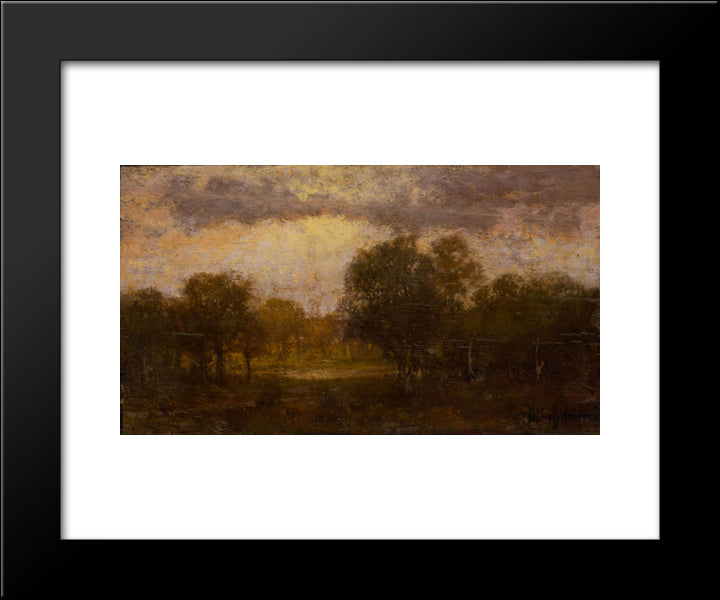 Landscape 20x24 Black Modern Wood Framed Art Print Poster by Onderdonk, Robert Julian