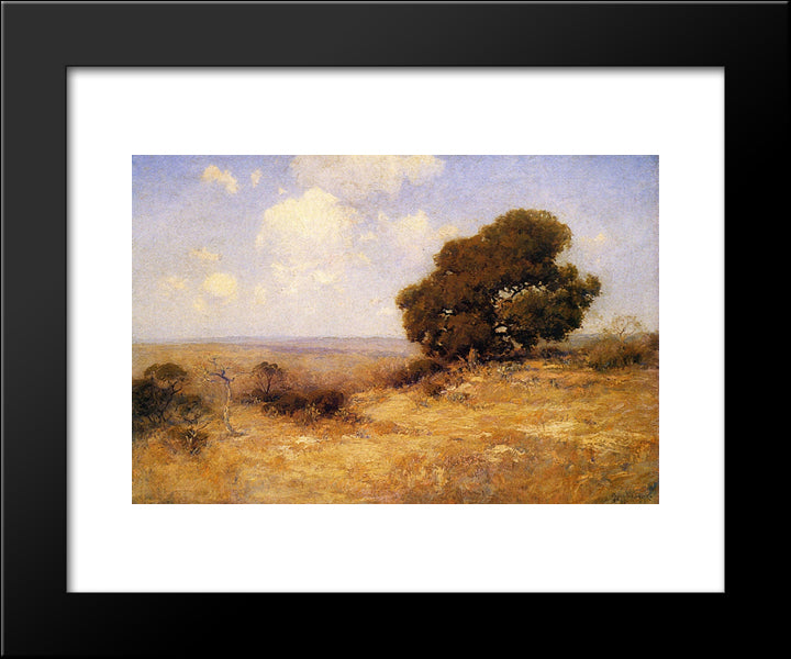 Misty Morning 20x24 Black Modern Wood Framed Art Print Poster by Onderdonk, Robert Julian