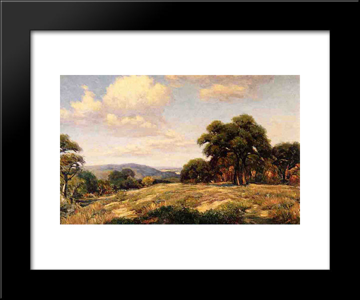 Purple Hills 20x24 Black Modern Wood Framed Art Print Poster by Onderdonk, Robert Julian