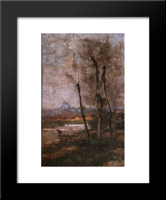 Landscape 20x24 Black Modern Wood Framed Art Print Poster by Pantazis, Pericles
