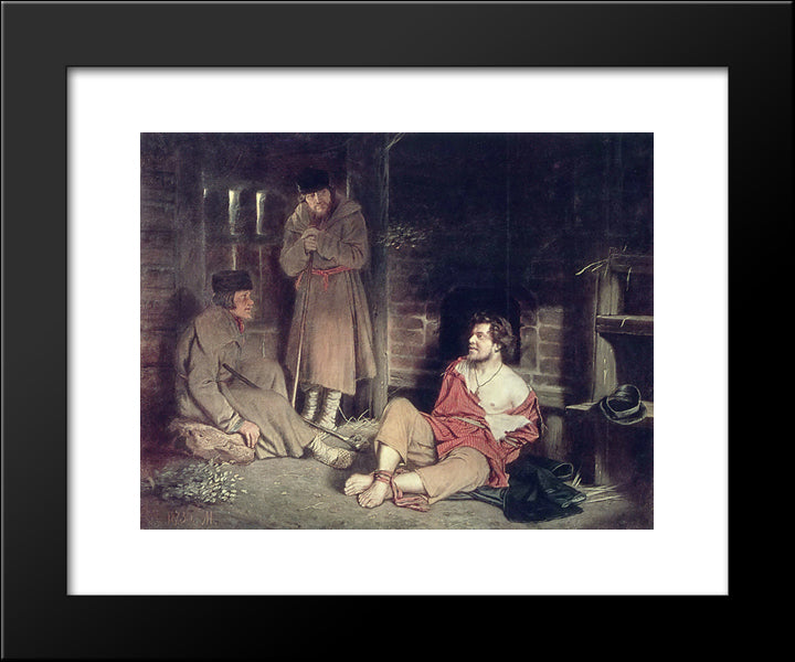 Incorrigible One 20x24 Black Modern Wood Framed Art Print Poster by Perov, Vasily