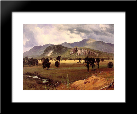 Moat Mountain Intervale, New Hampshire 20x24 Black Modern Wood Framed Art Print Poster by Bierstadt, Albert