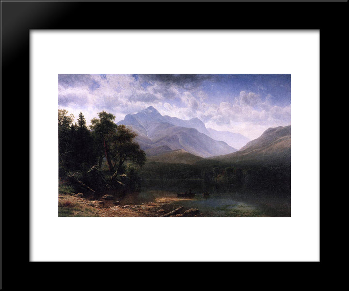 Mount Washington 20x24 Black Modern Wood Framed Art Print Poster by Bierstadt, Albert