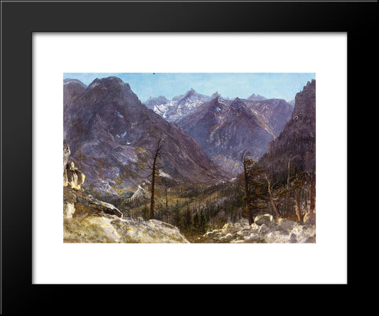 Estes Park, Colorado 20x24 Black Modern Wood Framed Art Print Poster by Bierstadt, Albert