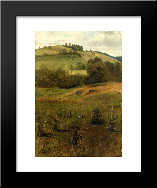 Green Mountains, Vermont 20x24 Black Modern Wood Framed Art Print Poster by Bierstadt, Albert